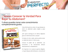 Tablet Screenshot of elabdomenperfecto.com